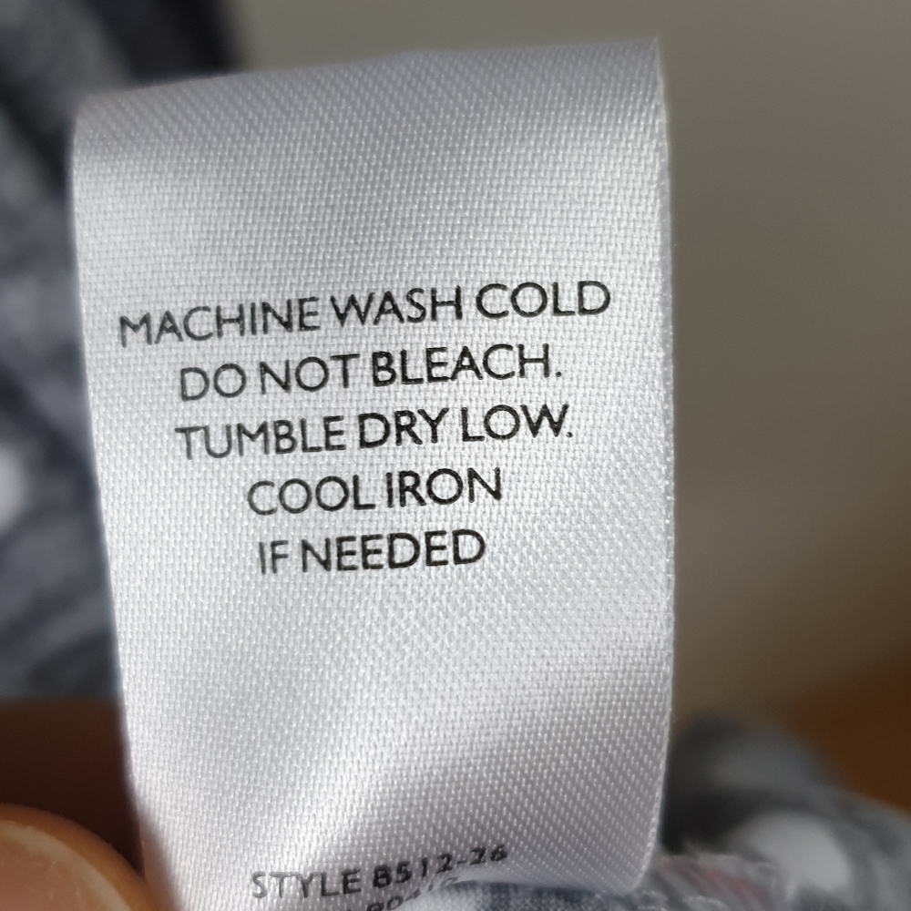 Laura Ashley polka dot gray robe - Picture 7 of 10